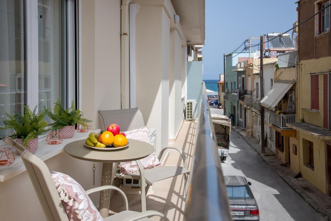Center Manolia Dream 3 Bedroom Apartment 100M Away From The Beach Ханья Экстерьер фото