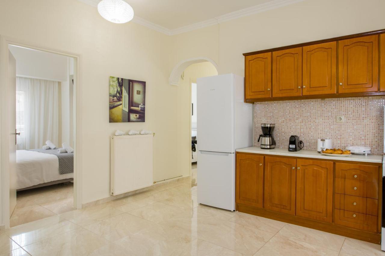 Center Manolia Dream 3 Bedroom Apartment 100M Away From The Beach Ханья Экстерьер фото